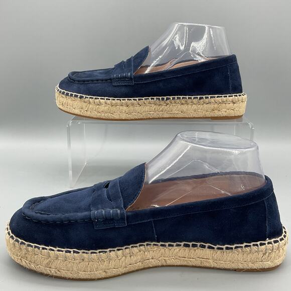 Lauren Ralph Lauren Women’s Luize Espadrille Flat Loafers Navy Size 8 - Picture 2 of 11